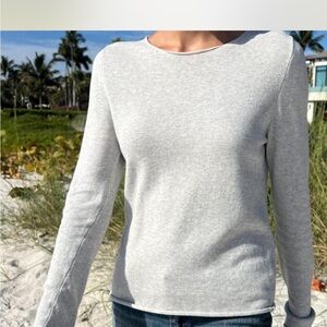 Brandy Melville Gray Long Sleeve Top